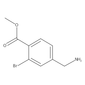 Methyl 4-(aminomethyl)-2-bromobenzoate Structure