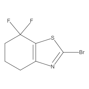 2-Bromo-7,7-difluoro-5,6-dihydro-4H-1,3-benzothiazole Structure