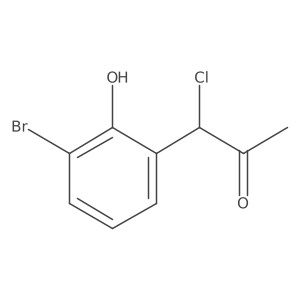 1-(3-Bromo-2-hydroxyphenyl)-1-chloropropan-2-one结构式