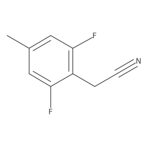 2,6-Difluoro-4-methylphenylacetonitrile Structure
