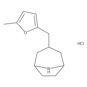 3-((5-Methylfuran-2-yl)methyl)-8-azabicyclo[3.2.1]octane hydrochloride Structure