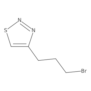 4-(3-Bromopropyl)-1,2,3-thiadiazole Structure