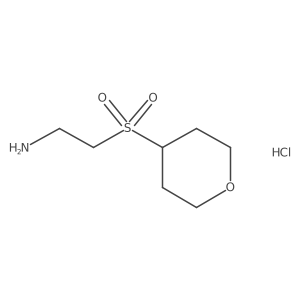 2-(Oxane-4-sulfonyl)ethan-1-amine hydrochloride结构式
