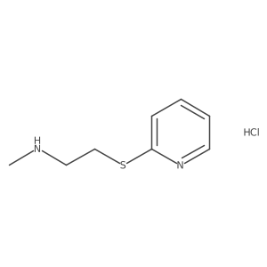 N-methyl-2-(pyridin-2-ylthio)ethan-1-amine hydrochloride Structure