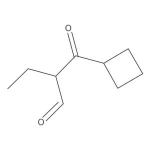 2-Cyclobutanecarbonylbutanal Structure