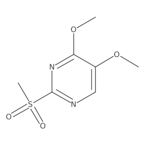4,5-Dimethoxy-2-methylsulfonylpyrimidine结构式