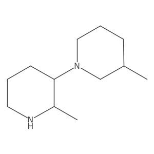 3-Methyl-1-(2-methylpiperidin-3-yl)piperidine Structure