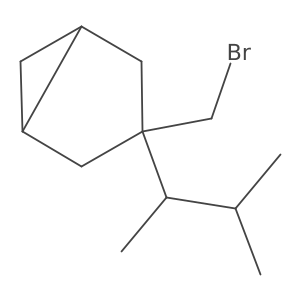 Bicyclo[3.1.0]hexane, 3-(bromomethyl)-3-(1,2-dimethylpropyl)- Structure