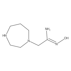 2-(1,4-diazepan-1-yl)-N-hydroxyethanimidamide Structure
