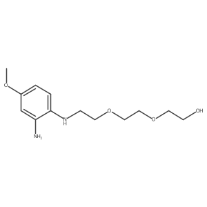 2-[2-[2-[(2-Amino-4-methoxyphenyl)amino]ethoxy]ethoxy]ethanol结构式