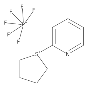 1-(Pyridin-2-yl)tetrahydro-1H-thiophen-1-ium hexafluorophosphate结构式