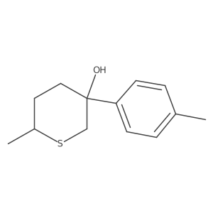6-Methyl-3-(4-methylphenyl)thian-3-ol Structure