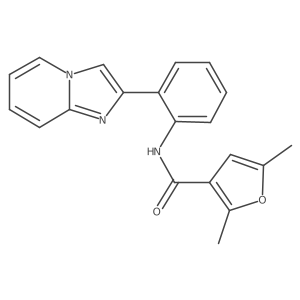 N-(2-(imidazo[1,2-a]pyridin-2-yl)phenyl)-2,5-dimethylfuran-3-carboxamide结构式