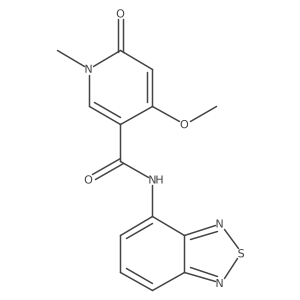 N-(benzo[c][1,2,5]thiadiazol-4-yl)-4-methoxy-1-methyl-6-oxo-1,6-dihydropyridine-3-carboxamide Structure