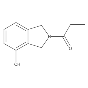 1-(4-Hydroxy-2,3-dihydro-1H-isoindol-2-yl)propan-1-one Structure