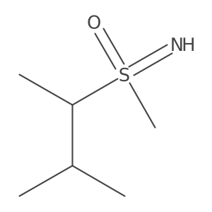 Imino(methyl)(3-methylbutan-2-yl)-lambda6-sulfanone Structure