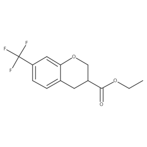 Ethyl 7-(trifluoromethyl)chromane-3-carboxylate Structure