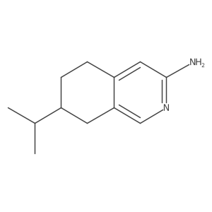 7-(Propan-2-yl)-5,6,7,8-tetrahydroisoquinolin-3-amine结构式