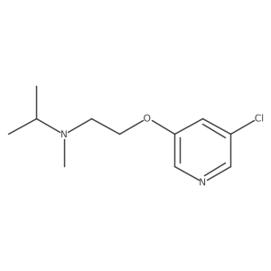 {2-[(5-Chloropyridin-3-yl)oxy]ethyl}(methyl)(propan-2-yl)amine结构式
