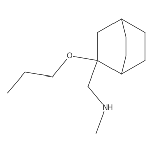 Methyl({2-propoxybicyclo[2.2.2]octan-2-yl}methyl)amine结构式