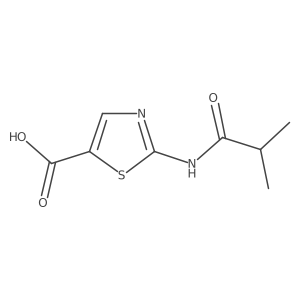 2-(2-Methylpropanamido)-1,3-thiazole-5-carboxylic acid Structure