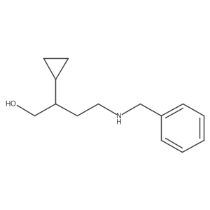 4-(Benzylamino)-2-cyclopropylbutan-1-ol Structure