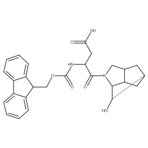 3-({[(9H-fluoren-9-yl)methoxy]carbonyl}amino)-4-{2-hydroxy-4-azatricyclo[4.2.1.0,3,7]nonan-4-yl}-4-oxobutanoic acid结构式