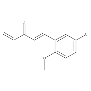 1-(5-Chloro-2-methoxyphenyl)penta-1,4-dien-3-one结构式