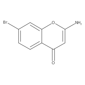 2-Amino-7-bromo-4H-chromen-4-one结构式