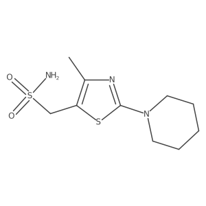 [4-Methyl-2-(piperidin-1-yl)-1,3-thiazol-5-yl]methanesulfonamide Structure