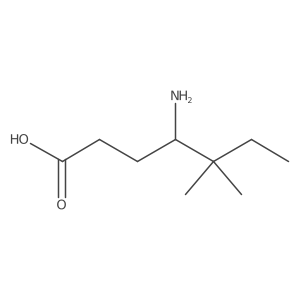 4-Amino-5,5-dimethylheptanoic acid结构式