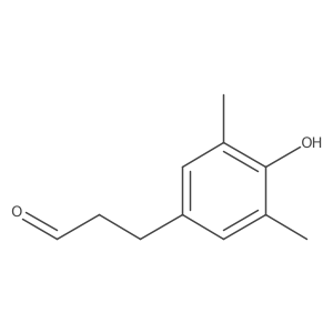 3-(4-Hydroxy-3,5-dimethylphenyl)propanal Structure