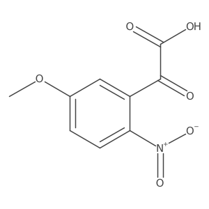 2-(5-Methoxy-2-nitrophenyl)-2-oxoacetic acid结构式