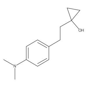 1-{2-[4-(Dimethylamino)phenyl]ethyl}cyclopropan-1-ol Structure