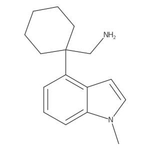 [1-(1-methyl-1H-indol-4-yl)cyclohexyl]methanamine Structure