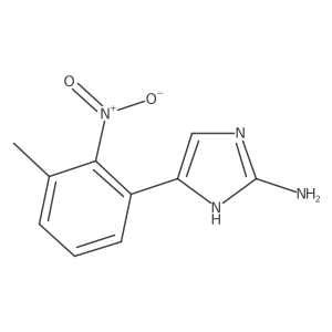 5-(3-methyl-2-nitrophenyl)-1H-imidazol-2-amine Structure
