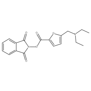 1,3-dioxo-2,3-dihydro-1H-isoindol-2-yl 5-[(diethylamino)methyl]furan-2-carboxylate Structure