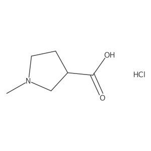 (S)-1-Methylpyrrolidine-3-carboxylic acid hydrochloride Structure