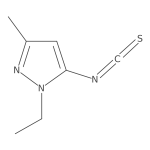 1-ethyl-5-isothiocyanato-3-methyl-1H-Pyrazole Structure