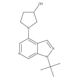 1-{1-tert-butyl-1H-pyrazolo[3,4-c]pyridin-4-yl}pyrrolidin-3-ol Structure