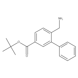 Tert-butyl 6-(aminomethyl)-[1,1'-biphenyl]-3-carboxylate Structure