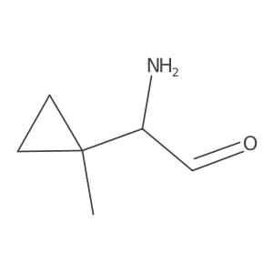 2-Amino-2-(1-methylcyclopropyl)acetaldehyde结构式
