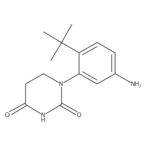 1-(5-Amino-2-tert-butyl-phenyl)hexahydropyrimidine-2,4-dione结构式