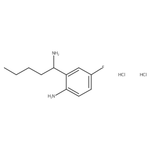 2-(1-Aminopentyl)-4-fluoroaniline dihydrochloride Structure