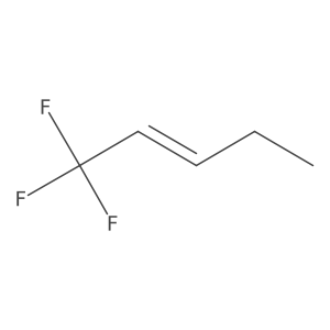 1,1,1-Trifluoropent-2-ene结构式