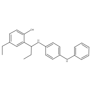 4-Ethyl-2-[1-[[4-(phenylamino)phenyl]amino]propyl]phenol结构式