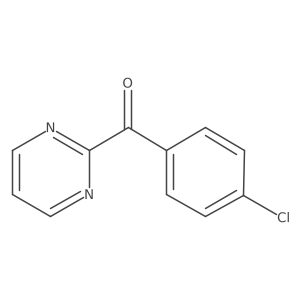 2-(4-Chlorobenzoyl)pyrimidine Structure