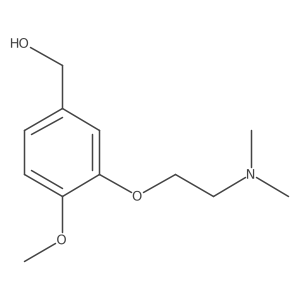 {3-[2-(Dimethylamino)ethoxy]-4-methoxyphenyl}methanol Structure