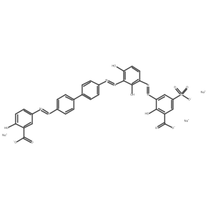 C.I. Direct Brown 173, trisodium salt Structure