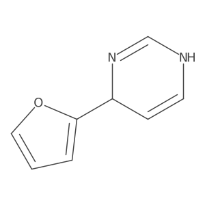 6-(2-Furanyl)-1,6-dihydropyrimidine Structure